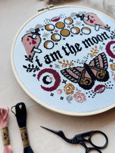Load image into Gallery viewer, 'I Am The Moon' Cross Stitch Kit
