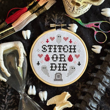 Load image into Gallery viewer, Stitch or Die - Cross Stitch Kit: Black Envelope
