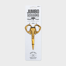 Load image into Gallery viewer, Jumbo Elephant  Scissors – Brass Finish
