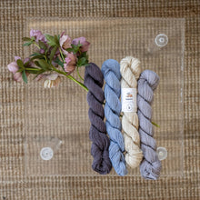 Load image into Gallery viewer, Mojave: Versatile sport/DK weight cotton/linen blend yarn: Slate Gray
