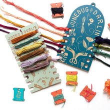 Load image into Gallery viewer, Wood Floss Organizer Wrap
