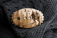 Load image into Gallery viewer, Baba Yaga Forest House Row Counter for knitting and crochet
