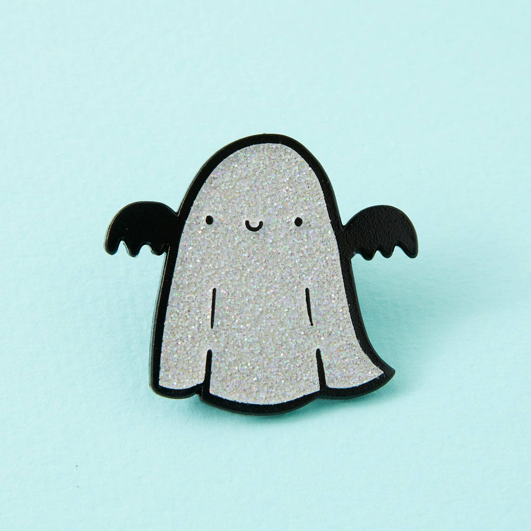 Sparkle Ghost Enamel Pin