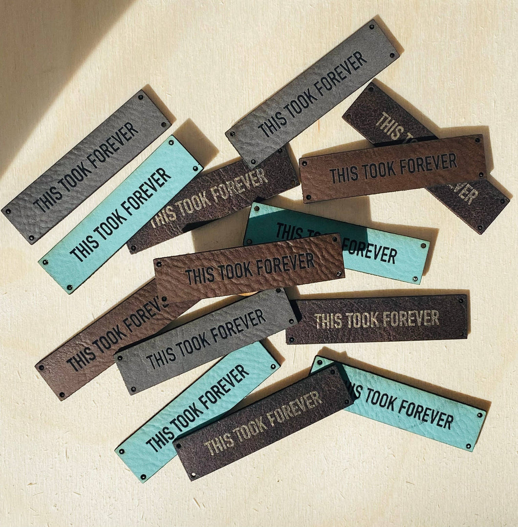 This Took Forever Labels Knitting is Metal