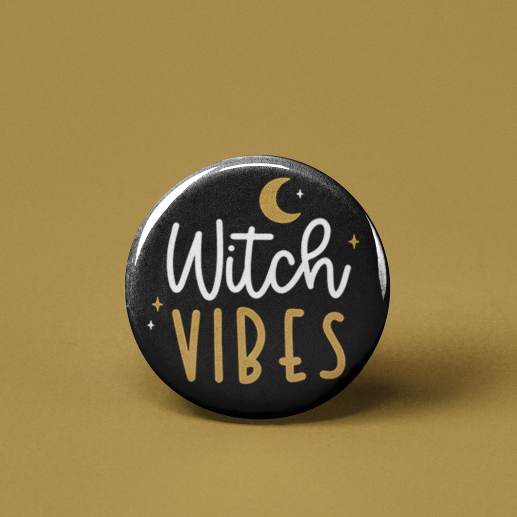 Witch Vibes Pinback Button