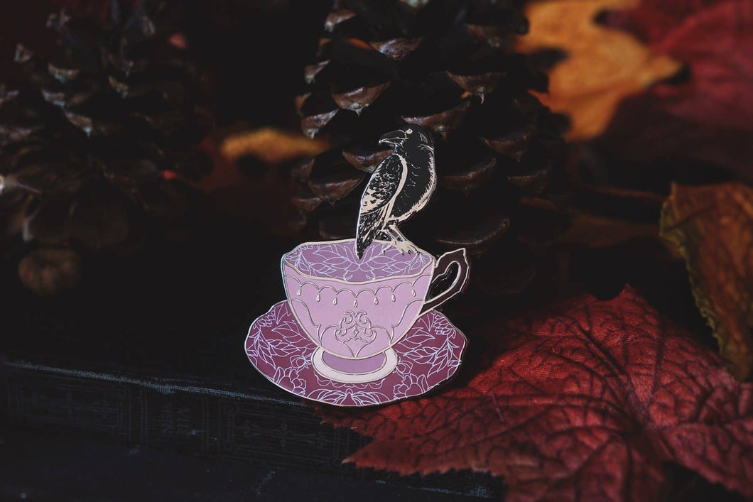 Nevermore Pin: Rose Tea