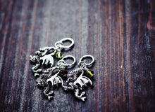 Load image into Gallery viewer, Mother of Dragons Stitch Markers Set of 3
