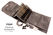 Load image into Gallery viewer, LYKKE Driftwood Long 5.5&quot; - 7.5&quot; Interchangeable Needle Set (US 7 - 17)
