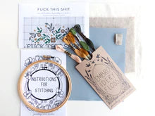 Load image into Gallery viewer, Fuck This Shit Cross Stitch Kit

