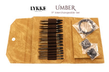 Load image into Gallery viewer, LYKKE 5” Umber Birchwood Interchangeable Needle Set
