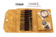 Load image into Gallery viewer, LYKKE 5” Umber Birchwood Interchangeable Needle Set
