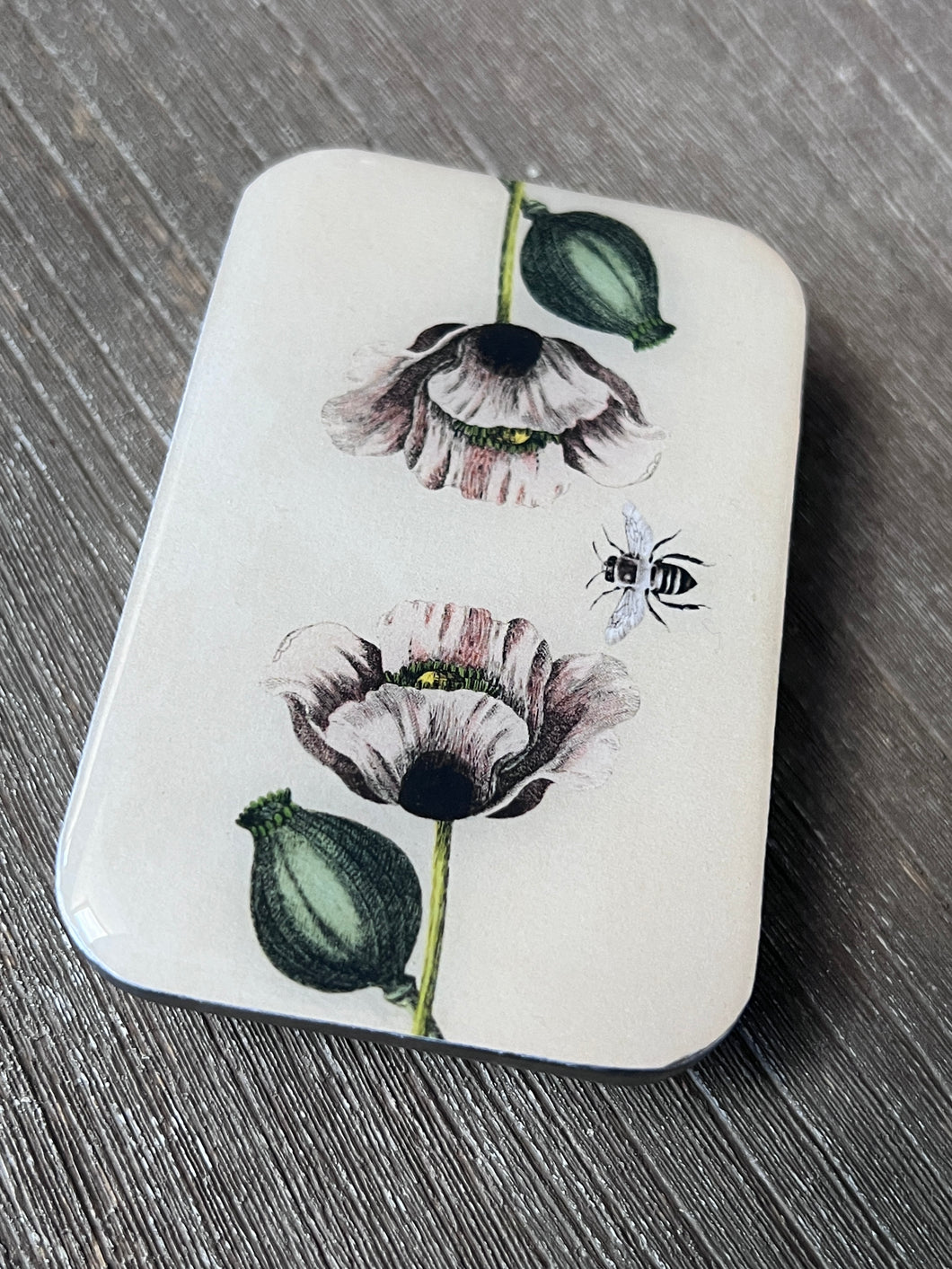 Bee and Poppy Notions Tin