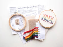 Load image into Gallery viewer, Safe Space Cross Stitch Kit
