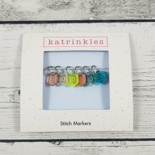 Katrinkles Skull Stitch Marker Set