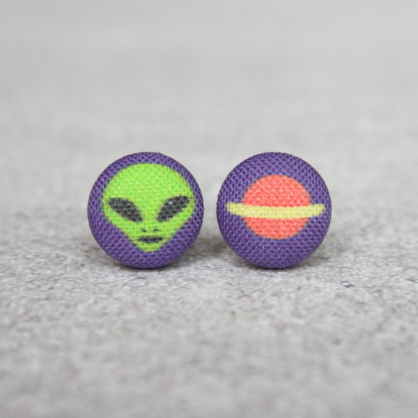 Alien Fabric Earrings