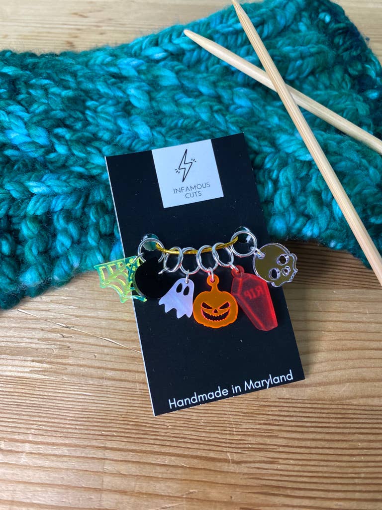 Spooky Stitch Markers Set