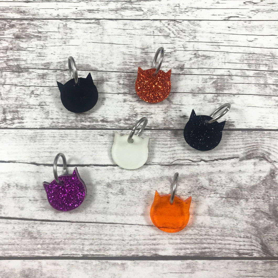 Halloween Cat Stitch Marker Set