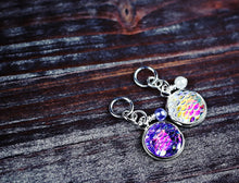 Load image into Gallery viewer, Mermaid Scales Individual Stitch Marker
