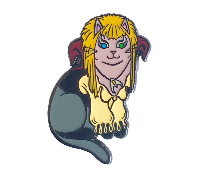 Jareth Cat Enamel Pin
