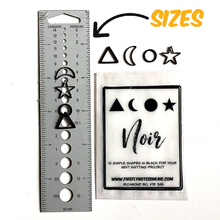 Load image into Gallery viewer, Noir Stitch Markers

