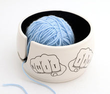 Load image into Gallery viewer, Knit Purl Tattoo Yarn Bowl
