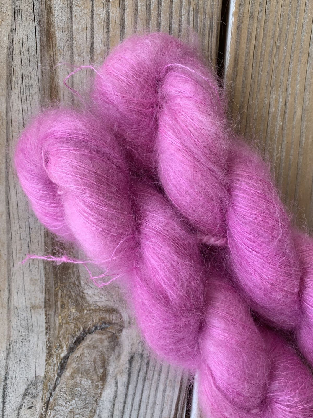 Wool & Vinyl Mohair Yarn - Love Bites